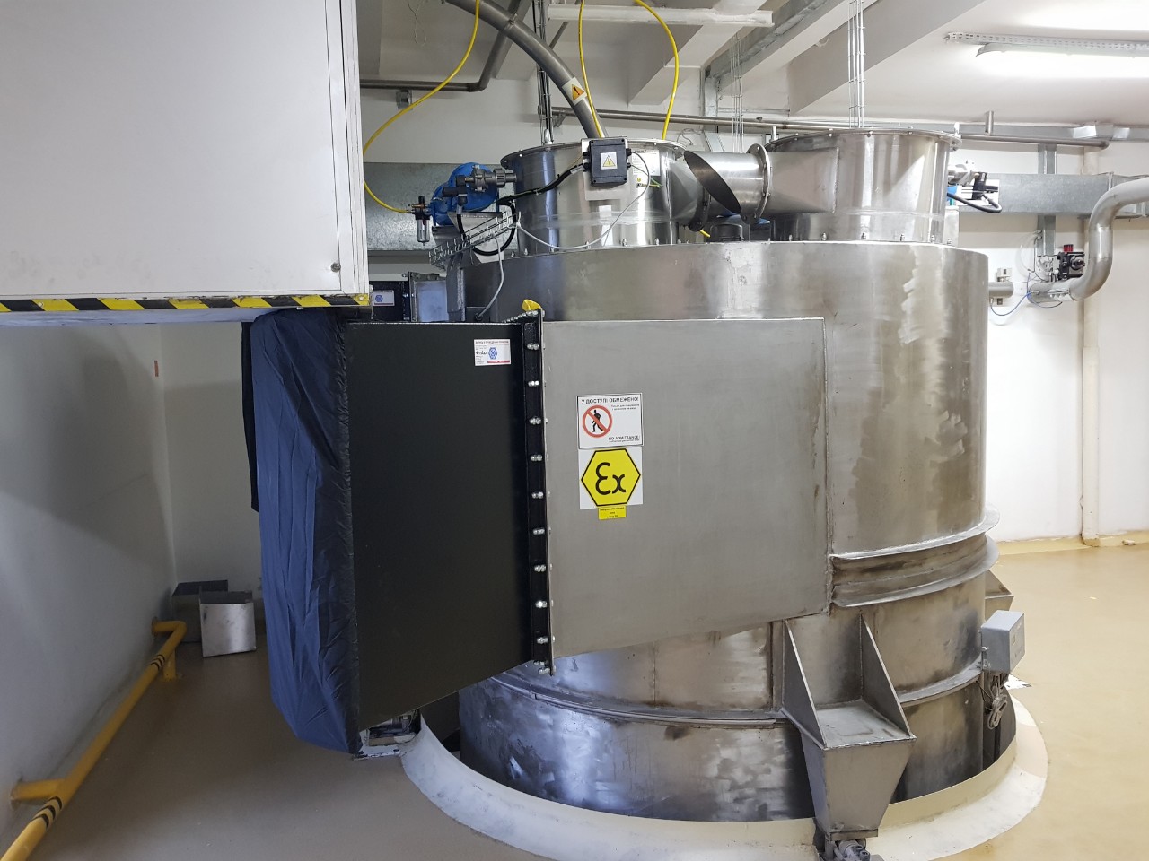 Система вибухозахисту промислового обладнання харчових виробництв 